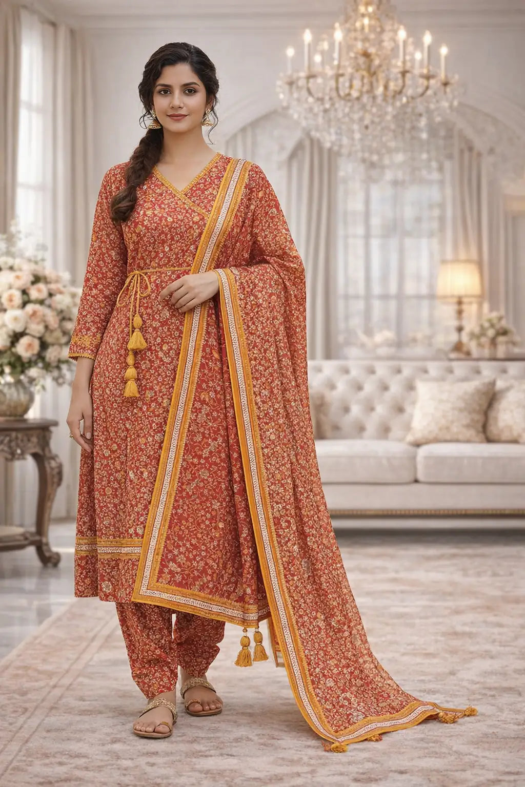 Swiss Lawn Unstitched 3 Piece Suit - A79