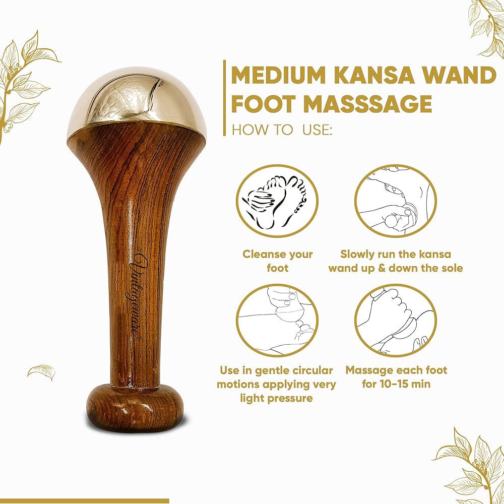 PREMIUM QUALITY NATURAL KANSA WAND MASSAGER