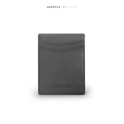 Slim smart leather wallet