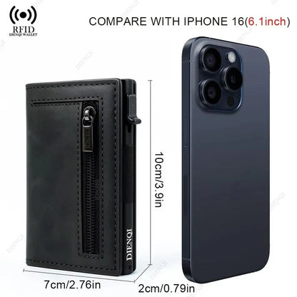 Pop Up Minimalist Cardholder Leather Wallet