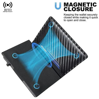 Pop Up Minimalist Cardholder Leather Wallet