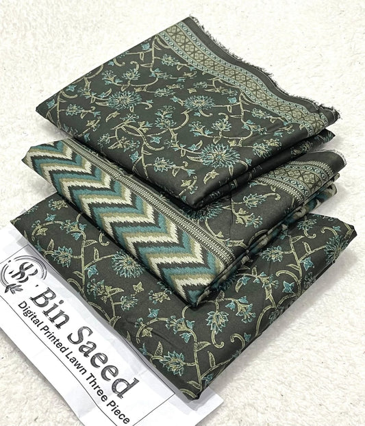 Binsaeed 3Pc Printed Lawn 2026