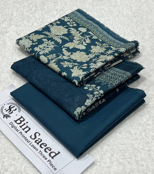 Binsaeed 3Pc Printed Lawn 2026