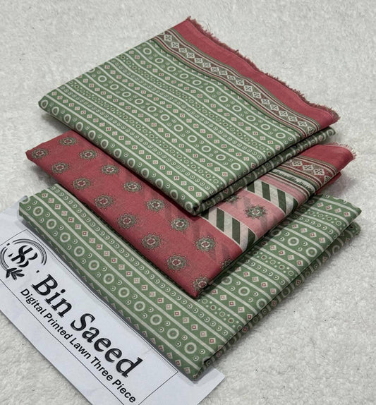 Binsaeed 3Pc Printed Lawn 2026
