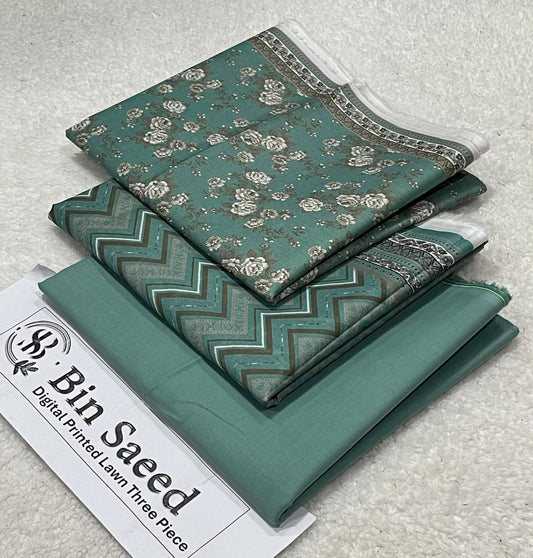 Binsaeed 3Pc Printed Lawn 2026