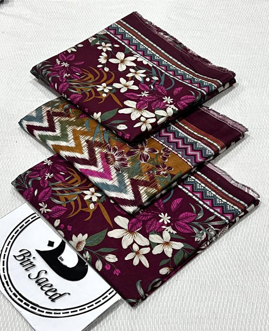 Binsaeed 3Pc Printed Lawn 2026