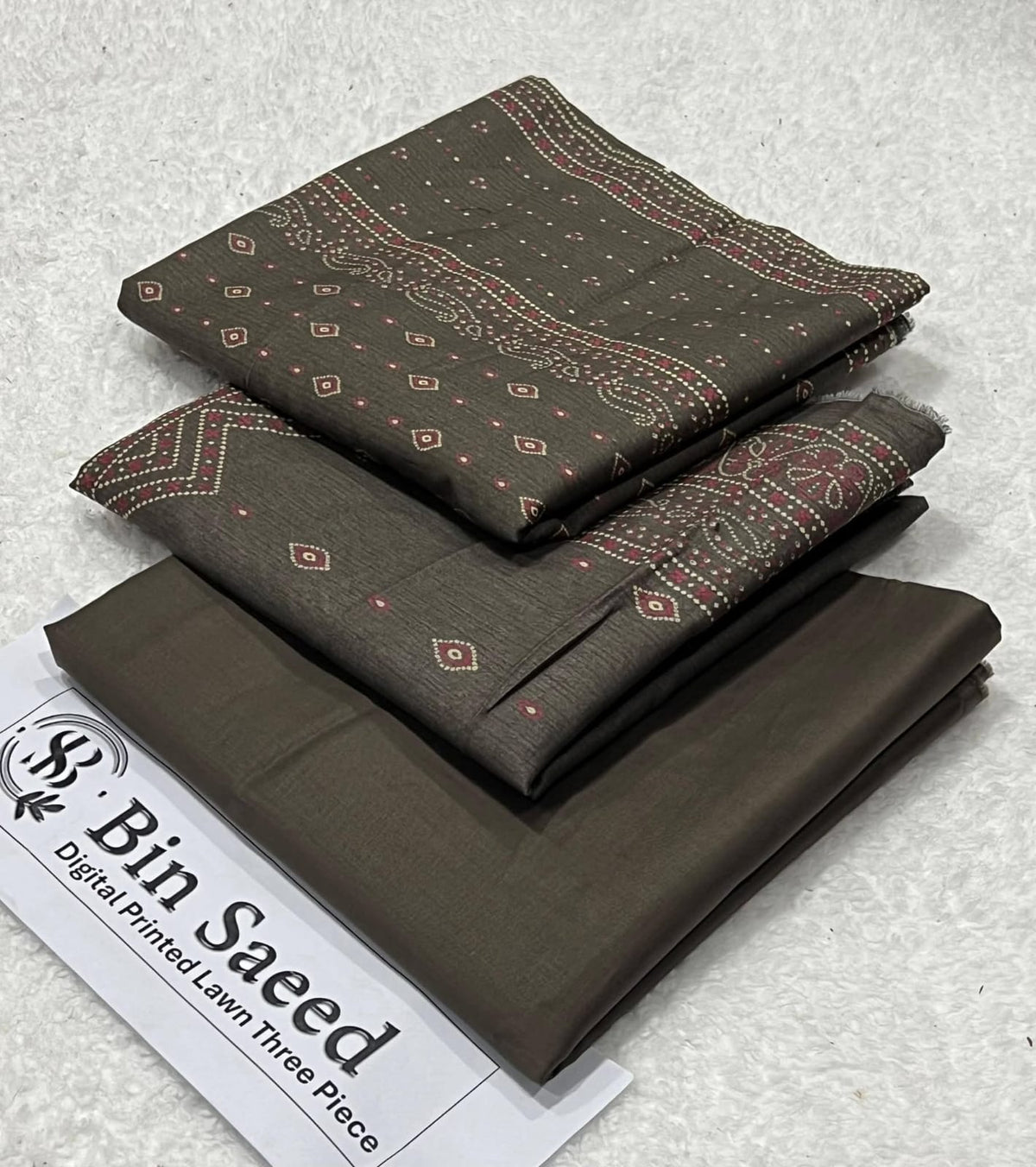 Binsaeed 3Pc Printed Lawn 2026