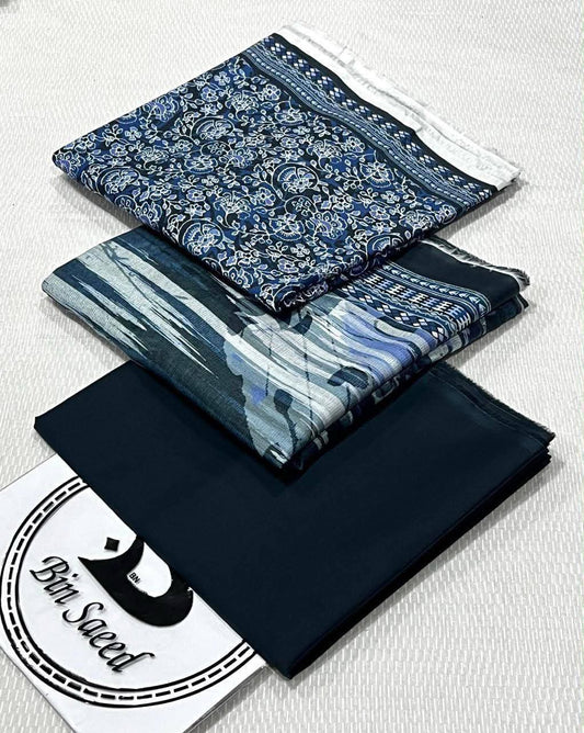 Binsaeed 3Pc Printed Lawn 2026