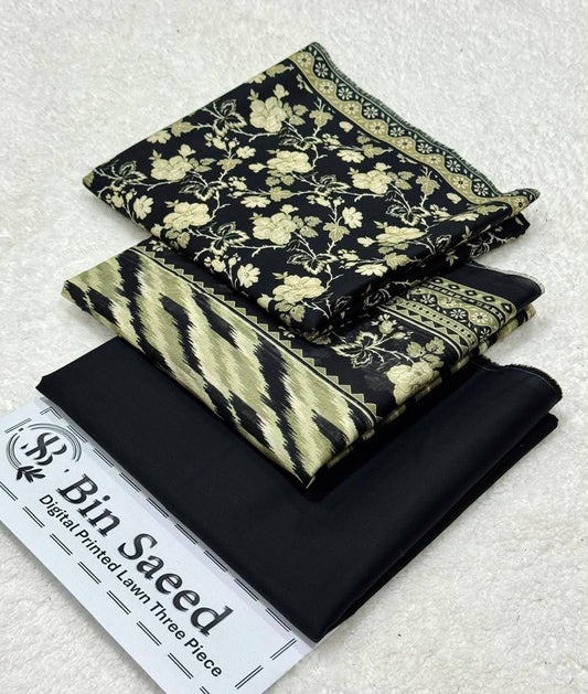 Binsaeed 3Pc Printed Lawn 2026