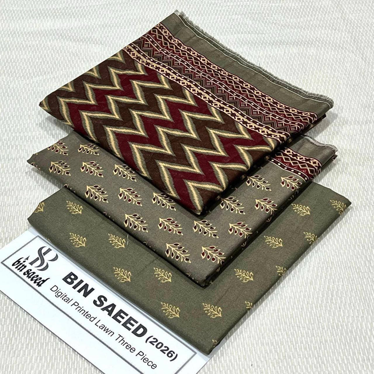 Binsaeed 3Pc Printed Lawn 2026