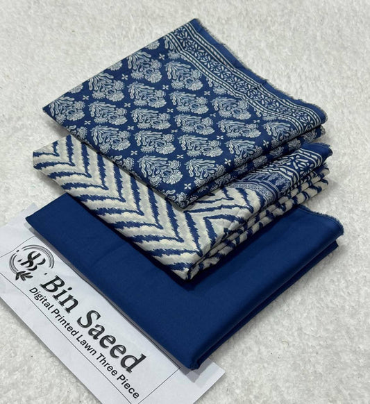 Binsaeed 3Pc Printed Lawn 2026