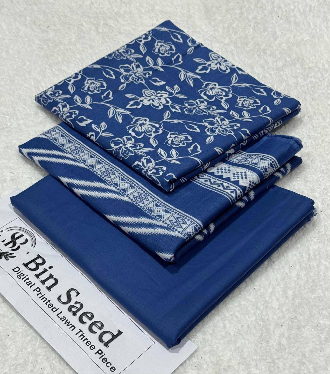 Binsaeed 3Pc Printed Lawn 2026