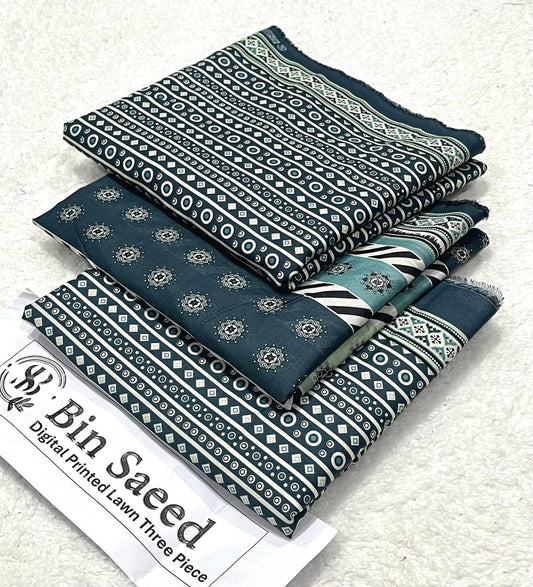 Binsaeed 3Pc Printed Lawn 2026