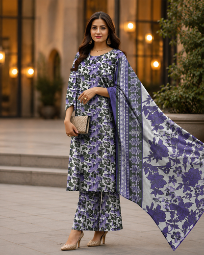 Swiss Lawn Unstitched 3 Piece Suit - A29